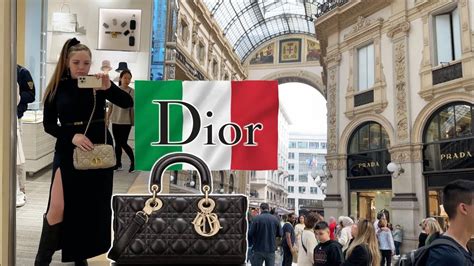 Milan Luxury Shopping Vlog at Dior → FULL STORE TOUR AND 